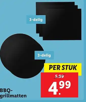 Lidl BBQ grilmatten aanbieding