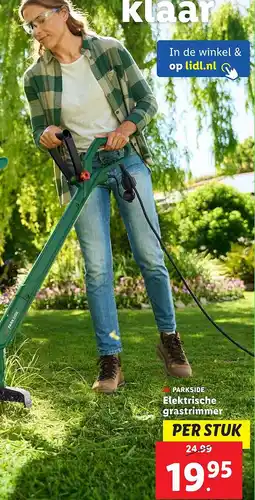 Lidl Elektrische grastrimmer aanbieding