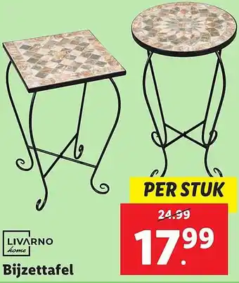 Lidl Bijzettafel aanbieding