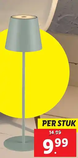 Lidl Staande accu LED of tafellamp aanbieding