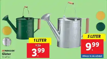 Lidl Gieter aanbieding