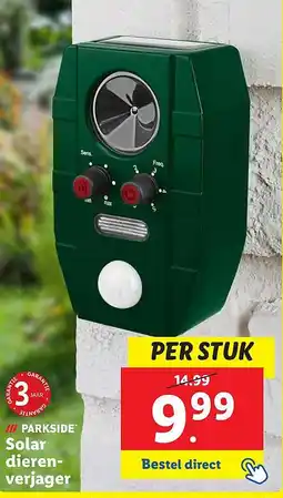 Lidl Solar dieren verjager aanbieding