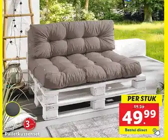Lidl Palletkussenset aanbieding