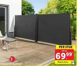 Lidl Dubbel windscherm aanbieding