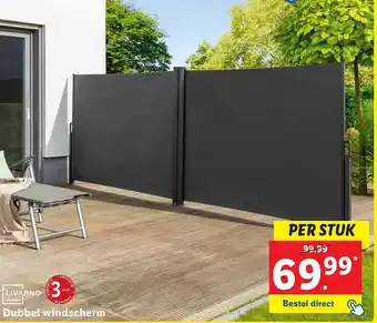 Lidl Dubbel windscherm aanbieding