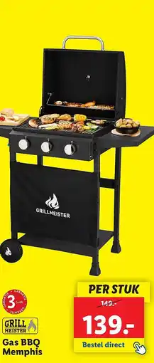 Lidl Gas BBQ Memphis aanbieding