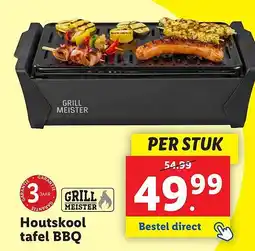 Lidl Houtskool tafel BBQ aanbieding