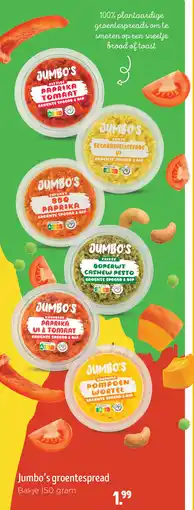 Jumbo Jumbo's groentespread aanbieding