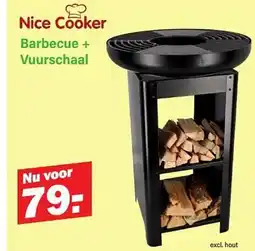 Van Cranenbroek Nice Cooker Barbecue + Vuurschaal aanbieding