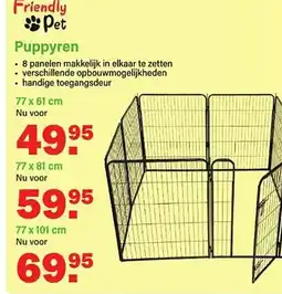 Van Cranenbroek Friendly Pet Puppyren aanbieding