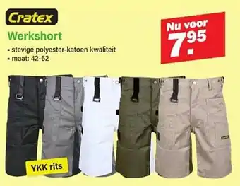 Van Cranenbroek Werkshort aanbieding