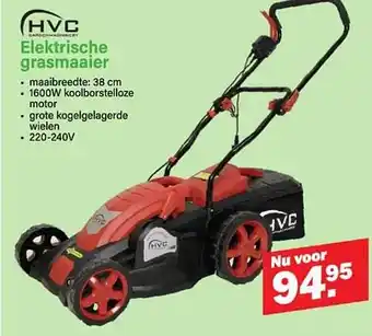 Van Cranenbroek Elektrische grasmaaier aanbieding
