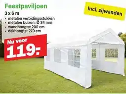 Van Cranenbroek Feestpaviljoen aanbieding