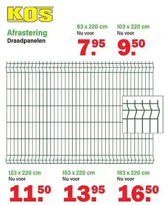 Van Cranenbroek Afrastering Draadpanelen aanbieding