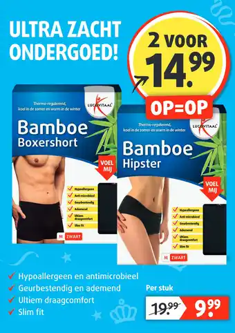 Lucovitaal Ultra Zacht Ondergoed aanbieding