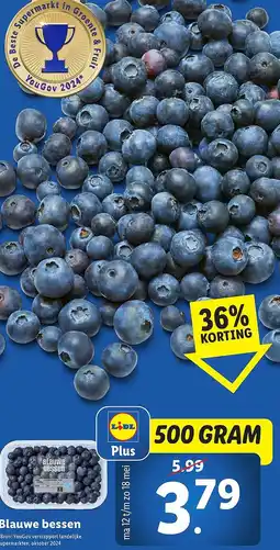 Lidl Blauwe Bessen aanbieding