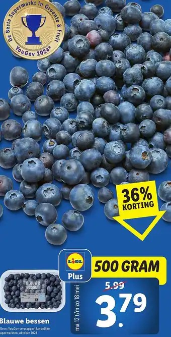 Lidl Blauwe Bessen aanbieding