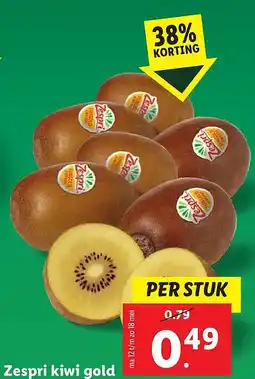 Lidl Zespri kiwi gold aanbieding