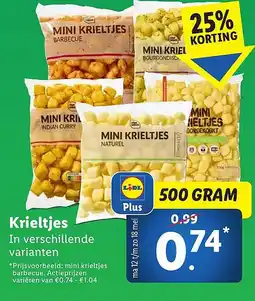 Lidl Krieltjes aanbieding