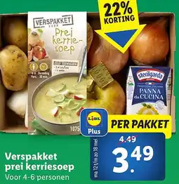 Lidl Verspakket prei kerriesoep aanbieding