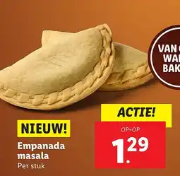 Lidl Empanada masala aanbieding