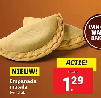 Lidl Empanada masala aanbieding