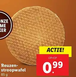 Lidl Reuzen stroopwafel aanbieding
