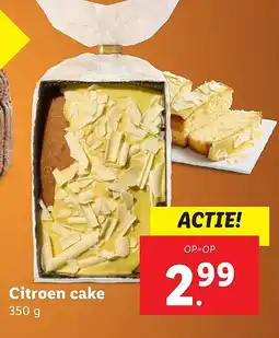 Lidl Citroen cake aanbieding