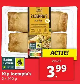 Lidl Kip loempia's aanbieding