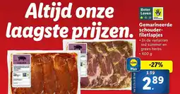 Lidl Gemarineerde schouder filetlapjes aanbieding