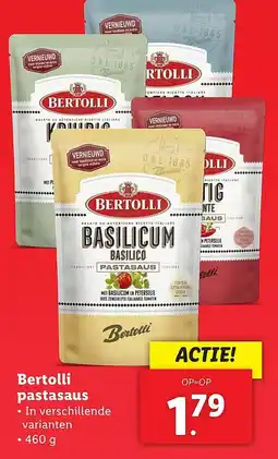 Lidl Bertolli pastasaus aanbieding