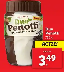 Lidl Duo Penotti aanbieding