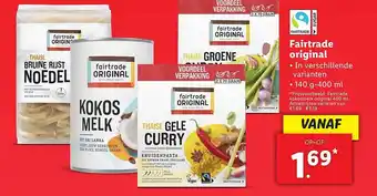 Lidl Fairtrade original aanbieding