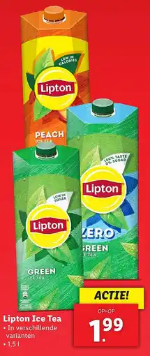 Lidl Lipton Ice Tea aanbieding