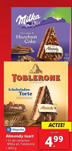 Lidl Almondy taart aanbieding