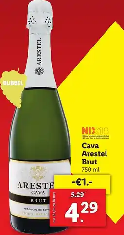 Lidl Cava Arestel Brut aanbieding