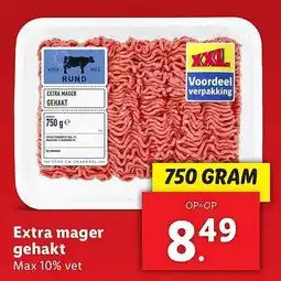 Lidl Extra mager gehakt aanbieding