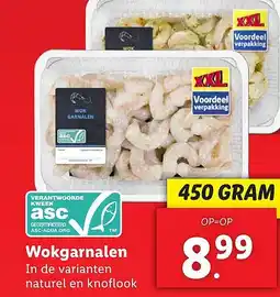 Lidl Wokgarnalen aanbieding