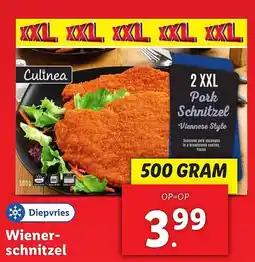 Lidl Wiener schnitzel aanbieding