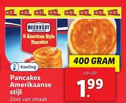 Lidl Pancakes Amerikaanse stijl aanbieding