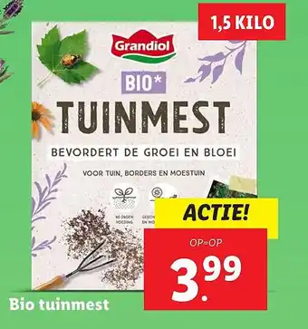 Lidl Bio tuinmest aanbieding
