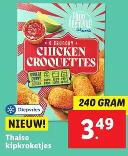 Lidl Thaise kipkroketjes aanbieding