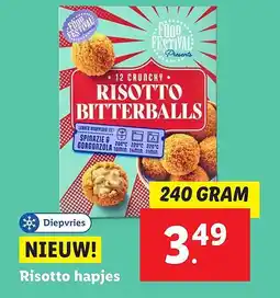 Lidl Risotto hapjes aanbieding