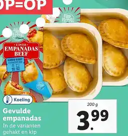Lidl Gevulde empanadas aanbieding
