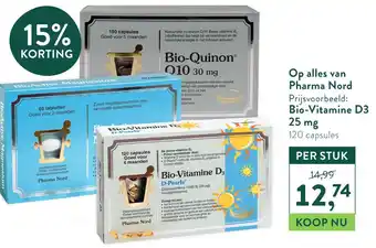 Holland & Barrett Op alles van Pharma Nord 25mg aanbieding