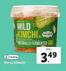 Lidl Verse kimchi aanbieding