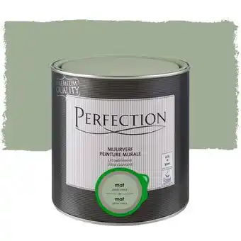 Praxis Perfection ultradekkende muurverf Aloe Vera mat 2,5L aanbieding