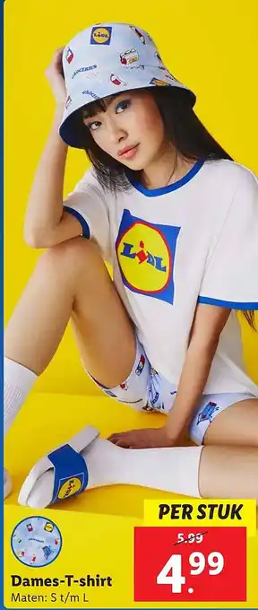 Lidl Dames-T-shirt aanbieding