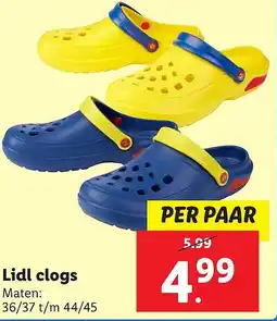Lidl Lidl clogs aanbieding