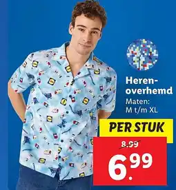 Lidl Heren overhemd aanbieding